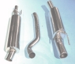 70mm Edelstahl Auspuff-Anlage Corsa B/ Tigra A