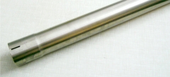 Edelstahl-Rohr, d=63,5mm / geweitet